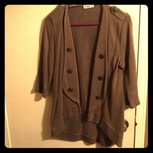 Women’s brown cardigan